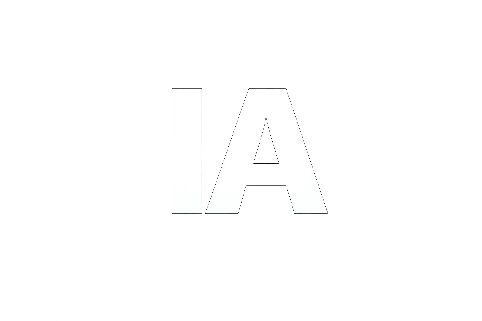 Ilustración con las letras IA representando el uso de inteligencia artificial en guiamodconsolas.